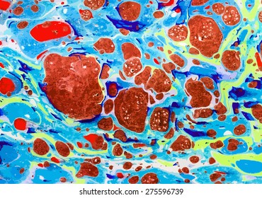 vector ethnic marble abstract blue pattern