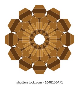 
Vector Ethnic Oriental Circle Ornament. fit for logo, icon or symbol, etc