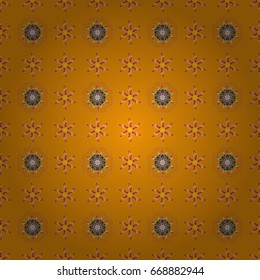 Vector Ethnic Oriental Circle Ornament. Islam, Arabic, Indian, ottoman motifs on a colors background. Flower Mandala seamless pattern.
