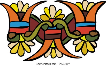 Vector ethnic ornament