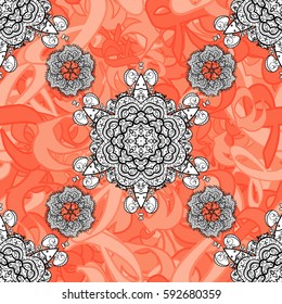 Vector ethnic pattern can be used for wallpaper, pattern fills, coloring books and pages for kids and adults. Background. Doodle background in vector with doodles, flowers and paisley.