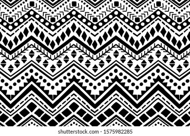 Vector ethnic pattern. Hand drawn background
