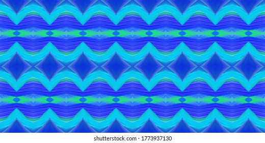 Patrón étnico vectorial. Patrón de batik ikat de Shibori para tela.