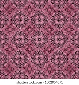 Vector  ethnic seamless pattern of lace . Gentle   background from complex patterns. Tribal Oriental motifs. Luxury