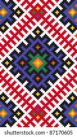Vector ethnic Slavic seamless pattern