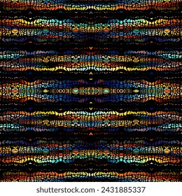 Vector ethnic tribal pattern. Abstract seamless pattern.