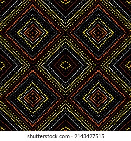 Vector ethnic tribal pattern. Seamless art image.