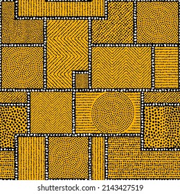 Vector ethnic tribal pattern. Seamless art image.