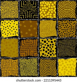 Vector ethnic tribal pattern. Seamless art image.