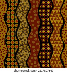 Patrón de la tribu étnica vectorial. Imagen de arte sin inconveniente.