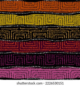 Patrón de la tribu étnica vectorial. Imagen de arte sin inconveniente.