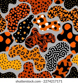 Vector ethnic tribal pattern. Seamless art image.
