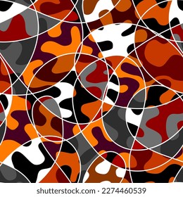 Vector ethnic tribal pattern. Seamless art image.