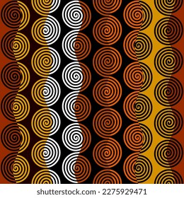 Vector ethnic tribal pattern. Seamless art image.