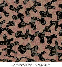 Vector ethnic tribal pattern. Seamless art image.