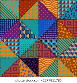Vector ethnic tribal pattern. Seamless art image.