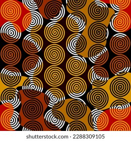 Vector ethnic tribal pattern. Seamless art image.