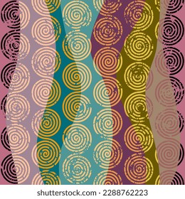 Vector ethnic tribal pattern. Seamless art image.