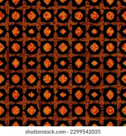 Vector ethnic tribal pattern. Seamless art image.