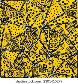 Patrón de la tribu étnica vectorial. Imagen de arte sin inconveniente.