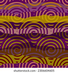 Vector ethnic tribal pattern. Seamless art image.