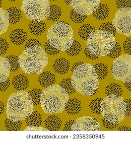 Vector ethnic tribal pattern. Seamless vector image. Wavy abstract shapes.