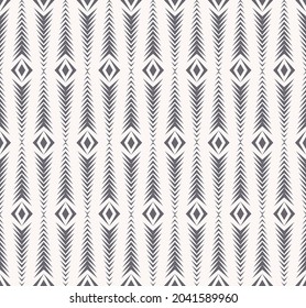 Forma de arenque geométrico cuadrado rhombus tribal de origen vectorial sin fisuras de color monocromo patrón. Para tela, textil, elementos de decoración interior, tapicería, envoltura.