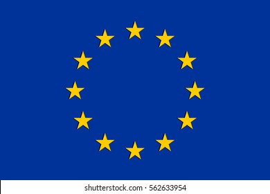 Bandeira da UE do vetor