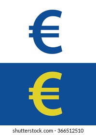 Vector Euro Currency Symbol Set 