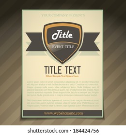 Vektorereignisflyer-Titelblatt
