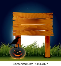 vector evil halloween pumpkin design art