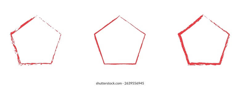 Vector evolution of triangular, quadrilateral, pentagonal, hexagonal, hexagonal and octagonal shapes. EPS 10 . Vector Illustration . 