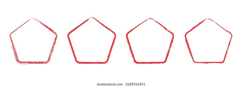 Vector evolution of triangular, quadrilateral, pentagonal, hexagonal, hexagonal and octagonal shapes. EPS 10 . Vector Illustration . 