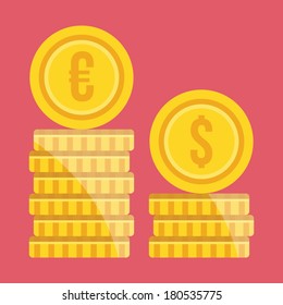 Vector Exchange Rates Icon