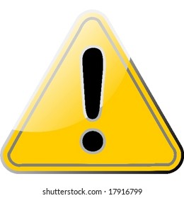 vector. exclamation mark sign
