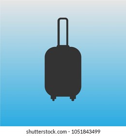 Vector execution of cargo transportation. Travel, transportation, packaging, delivery of luggage.