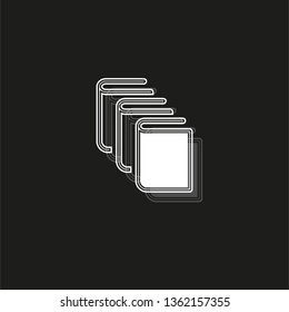 vector exercise book illustration icon - education icon, book isolated