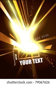 Vector Explode. Abstract Background