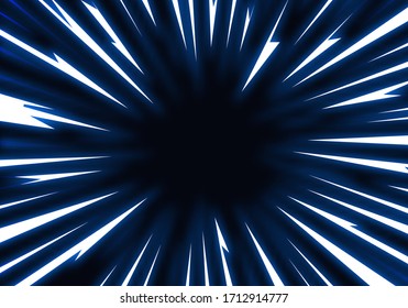 Vector Explosion Background with Shiny Thunderbolts. Abstract Glowing Energy Electric Effect