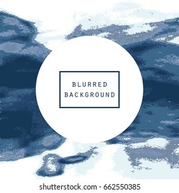 Vector explosion smoke cloud watercolor. Ink swirling in water isolated white. Abstract border frame paints, liquid ink. Background for banner, flyer, card, poster, brochure, web design element