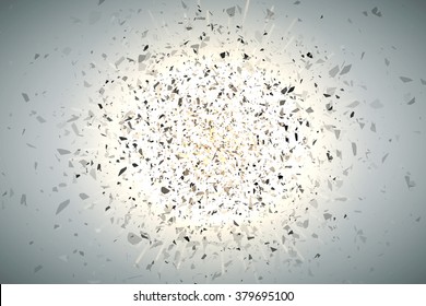 Vector explosion. Star burst. Eps 10