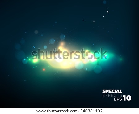 vector explosion template fireball special effect stock vector
