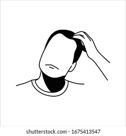 Vector of Expressions and Gestures in Simple Line Art Style