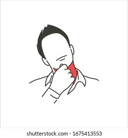 Vector of Expressions and Gestures in Simple Line Art Style