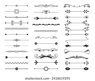 Elementos de diseño de decoración ornamental y de página de vectores exquisitos.