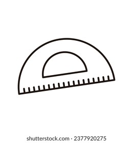 Vector exquisite ruler for distinctive markings icon vector template flat.