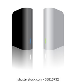 vector external hard drives
