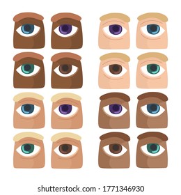 vector eye abstraction background for postcardю.skin color.Modern seamless pattern with hearts and eyes drawn by hand.Cute vector illustration.Repeating eye.Modern seamless pattern.human race.skin ton