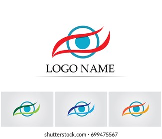 Vector - Eye care logo vector
