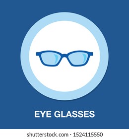 vector eye glasses isolated, optical fashion glasses - eyeglasses frame illustration